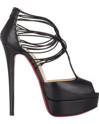 Christian Louboutin Confusalta T-Strap Platform Pumps - Lyst