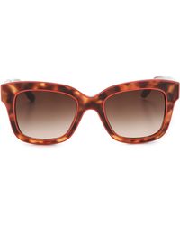 Stella McCartney Outlined Sunglasses - Black Grey Spotty Tort/Brown - Lyst