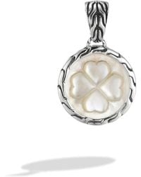 John Hardy Round Charm Pendant / Enhancer - Lyst