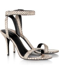 Alexander Wang Antonia Elaphe Sandals - Lyst