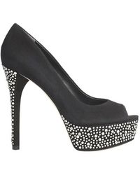 B Brian Atwood Bea Black Suede - Lyst