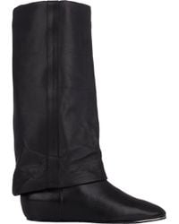 See By Chloé Cuffed Wedge Mid-Calf Boots - Lyst