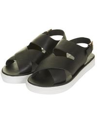Topshop Fondant Strap Sandals - Lyst