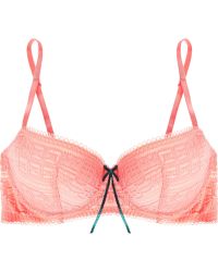 Elle Macpherson Aahana Sky Stretch-Lace Contour Bra - Lyst
