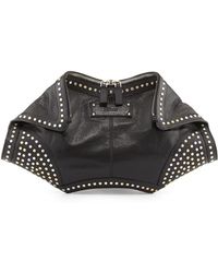 Alexander McQueen De-Manta Studded Clutch Bag - Lyst