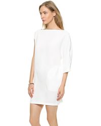 McQ by Alexander McQueen S Bend Dress - Off White - Lyst