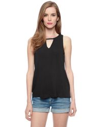 Ella Moss Icon Cut Out Tank - Lyst