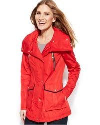 Vince Camuto Hooded Anorak Jacket - Lyst