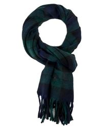 Ralph Lauren Blue Label Blackwatch Cashmere Scarf - Lyst