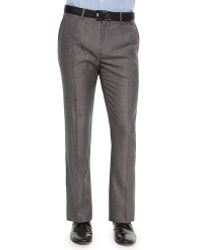 Theory Marlo Text-Dot Wool Trousers - Lyst