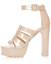Topshop Ledge Track Sole Platforms - Lyst