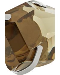 By Malene Birger Juliane Stainless Steel And Resin Two-Finger Ring - Lyst
