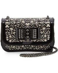 Christian Louboutin Sweet Charity Chantilly Lace Crossbody Bag - Lyst
