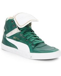Alexander McQueen x Puma Street Climb Iii Leather Sneakers - Lyst