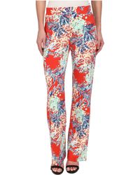 Karen Kane Tropical Wide Leg Pant - Lyst