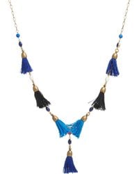 Isabel Marant Jade & Howlite Tassel Necklace - Lyst
