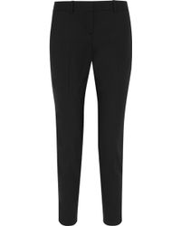 Theory Testra Wool-Blend Straight-Leg Pants - Lyst