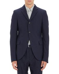 Jil Sander Geometric Jacquard Three-Button Blazer - Lyst