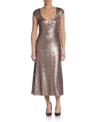 Marc Jacobs Sequin Cap-Sleeve Dress - Lyst