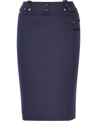 Altuzarra Moonraker Stretch-Twill Pencil Skirt - Lyst