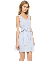Jill Stuart Lisa Chambray Dress - Sky - Lyst