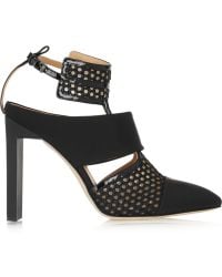 Reed Krakoff Mesh, Rubber And Patent-Leather Pumps - Lyst