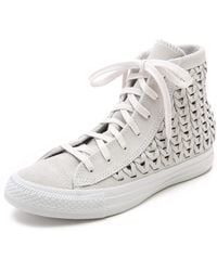 Converse Woven High Top Sneakers - Powder - Lyst