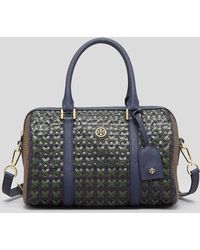 tory burch robinson woven satchel