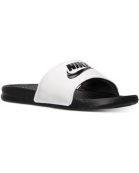 Nike Men'S Benassi Jdi Slide Sandals From Finish Line - Lyst