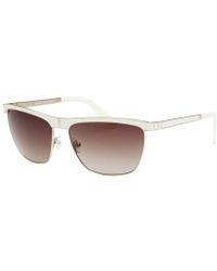 Balmain Women'S Square White And Gold-Tone Sunglasses - Lyst