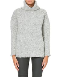 Maje Glaive Oversized Knitted Jumper - Lyst