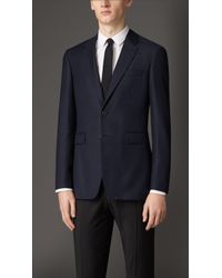 Burberry Modern Fit Travel Tailoring Virgin Wool Jacket - Lyst