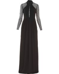 Alice By Temperley Long Draped Amber Dress - Lyst