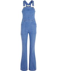 Stella McCartney Stretch-Denim Overalls - Lyst