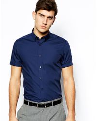 mens smart short sleeve shirts uk