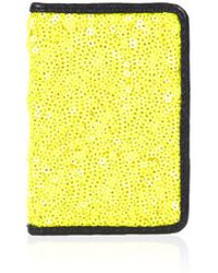 Topshop Sequin Oyster Card Holder - Lyst