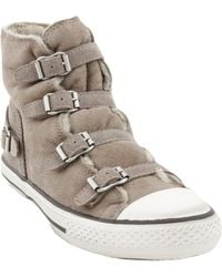 ash shearling sneakers