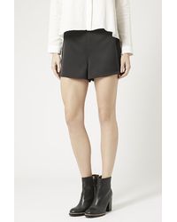 Topshop Wrap Front Runner Shorts - Lyst