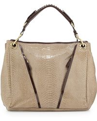 Oryany Bette Anaconda-Embossed Shoulder Bag - Lyst