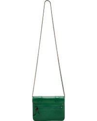 Proenza Schouler Ps1 Large Chain Wallet Leather - Lyst