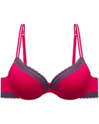 Elle Macpherson Ultrafines Contour Plunge Bra - Lyst