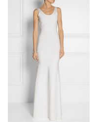 Hervé Léger Ellen Bandage Gown - Lyst