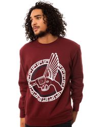 Crooks And Castles The Flying Gun Circle Crewneck Sweatshirt - Lyst