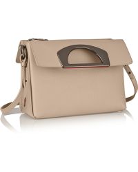 Christian Louboutin Passage Textured-Leather Shoulder Bag - Lyst