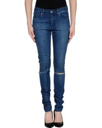 Cheap Monday Denim Trousers - Lyst