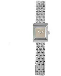 Gucci Women'S G-Frame Brown Dial Stainless Steel Bracelet - Lyst