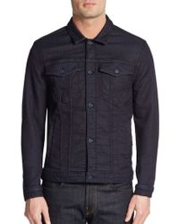 7 For All Mankind Indigo Jean Jacket - Lyst