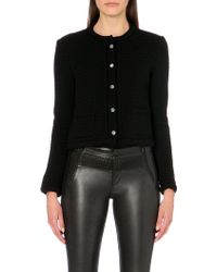 Maje Little Cropped Jacket - Lyst