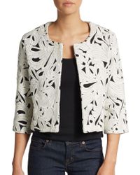 Sachin & Babi Embroidered Cotton Bolero Jacket - Lyst