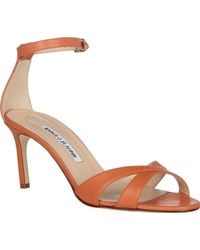 Manolo Blahnik Callre Ankle-Strap Sandals - Lyst